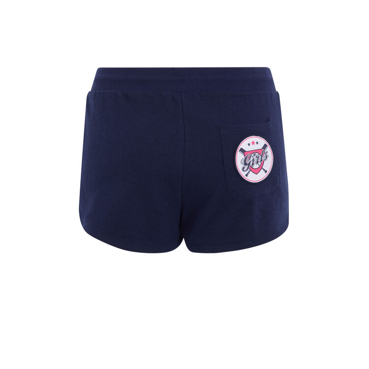 Shorts afelpados hypesupiz azul marino.