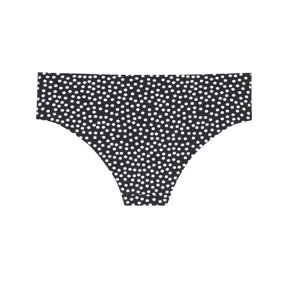Braguita culotte de lunares - negro negro.