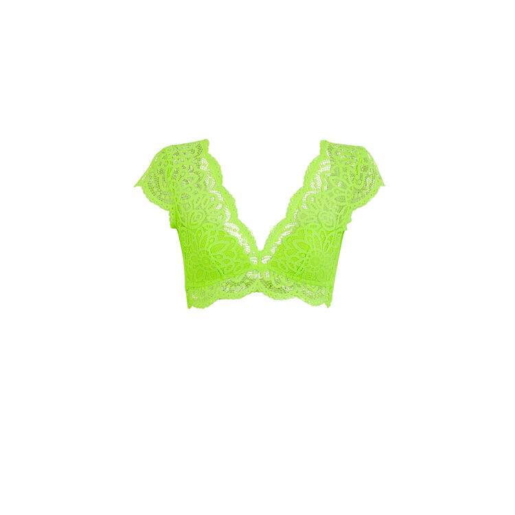 Sujetador brassière amarillo fluorescente tripoliz amarillo.