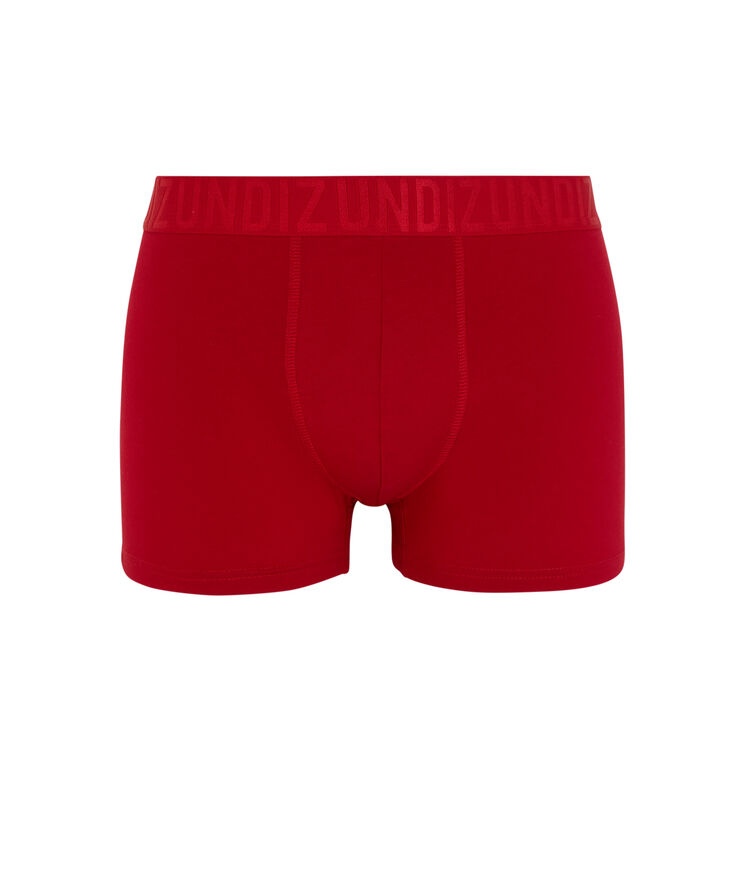 Bóxer de algodón con mensaje engrestibiz rojo.