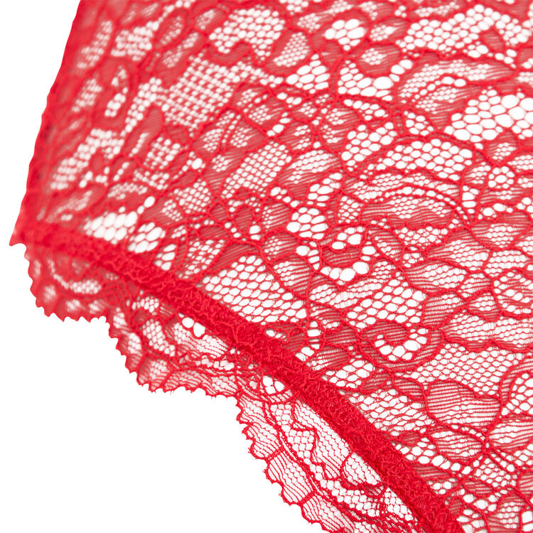 Body push-up con encaje everydayiz rojo.