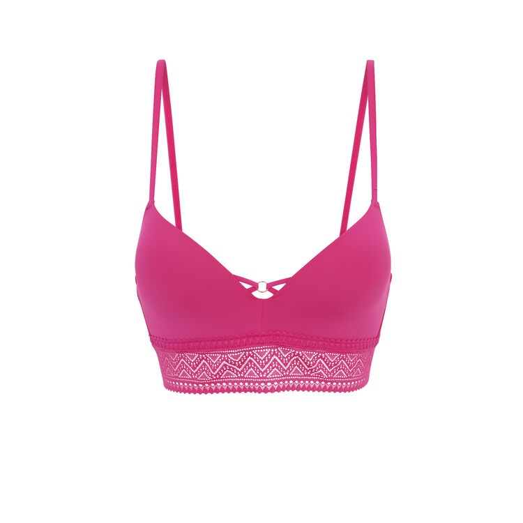 Sujetador de aumento micro/encaje peachiliz fucsia.