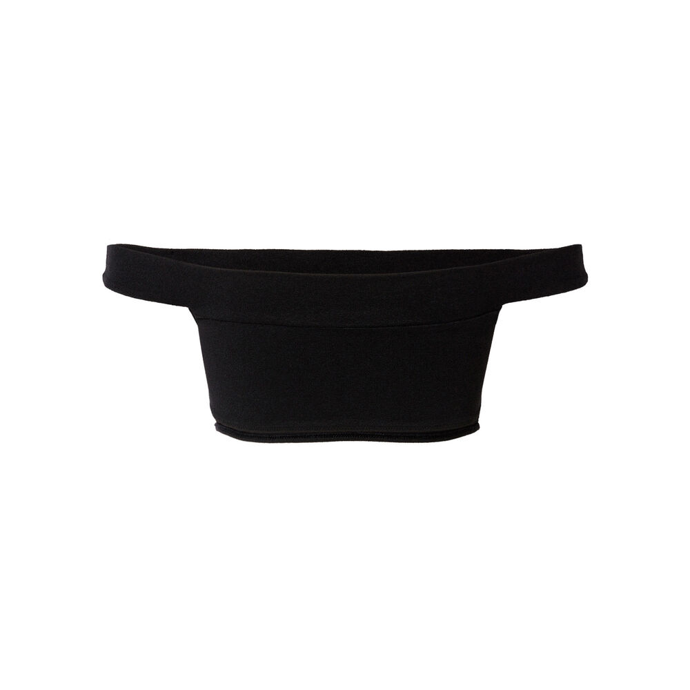 Parte de arriba de bikini con sujetador con hombre desnudo - negro negro.