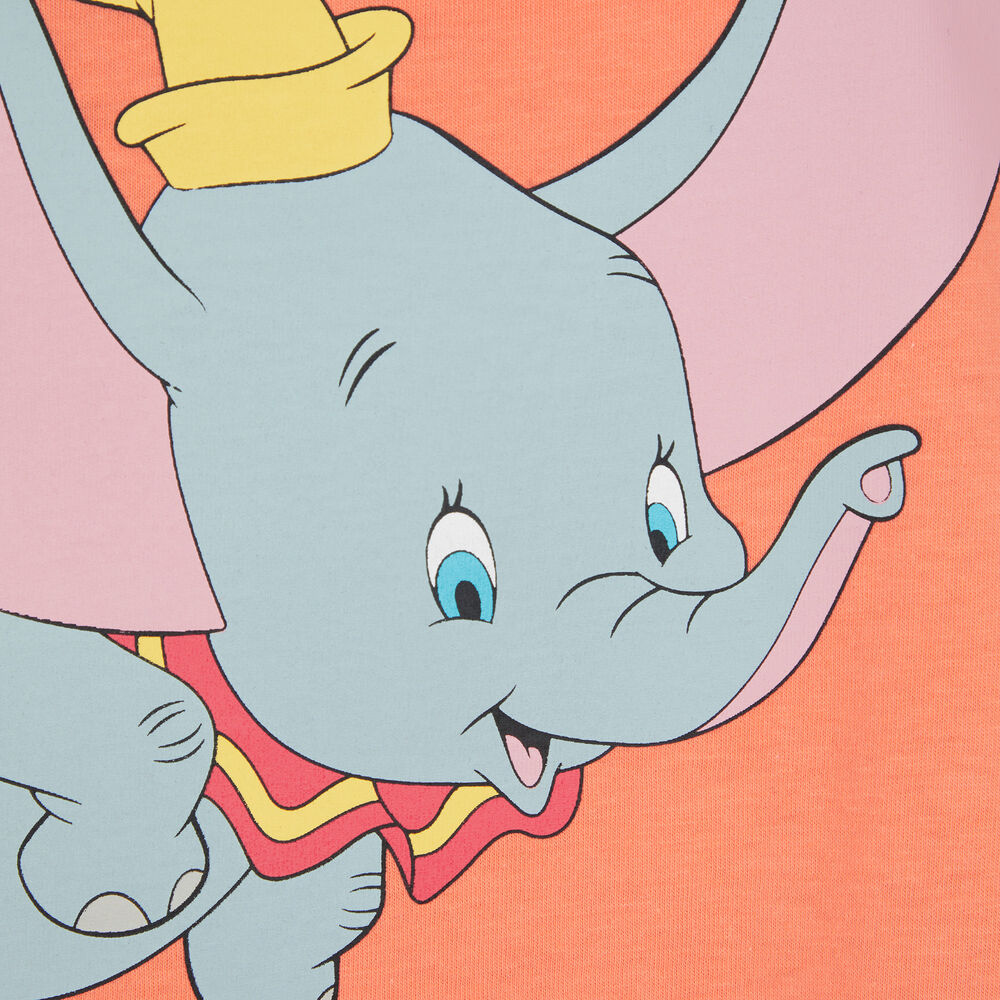 Camiseta larga de manga corta dumbo - naranja naranja.