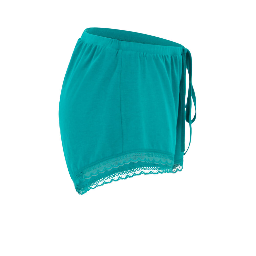 Shorts de punto - verde verde.