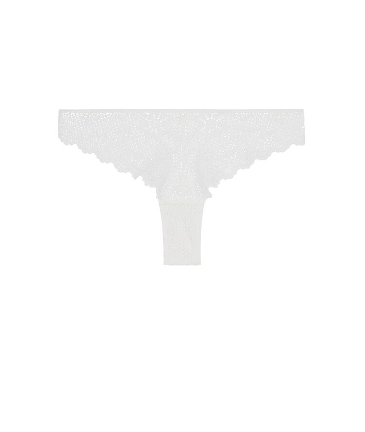 Tanga blanc mahaliz blanc.
