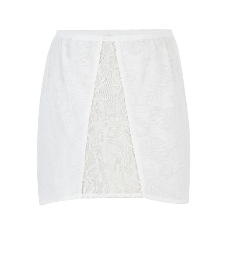 Short blanco tropaliz blanc.