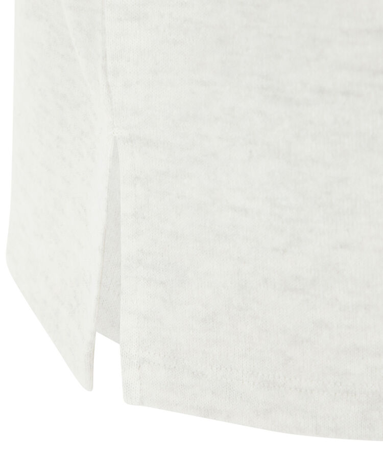 Top de manga larga carryiz gris claro.