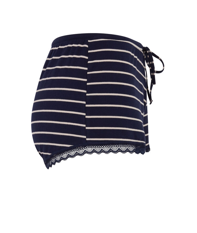 Shorts azul marino rayutiz azul.