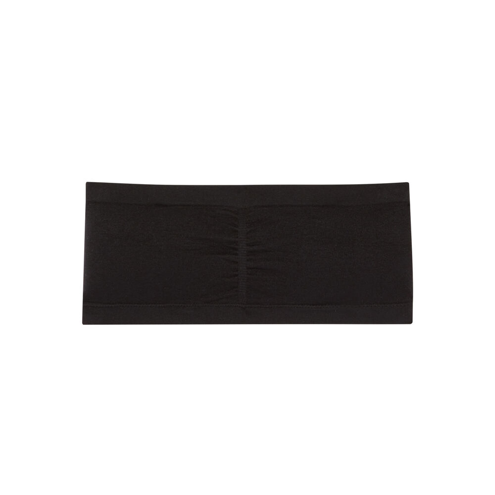 Sujetador bandeau sin costuras - negro negro.