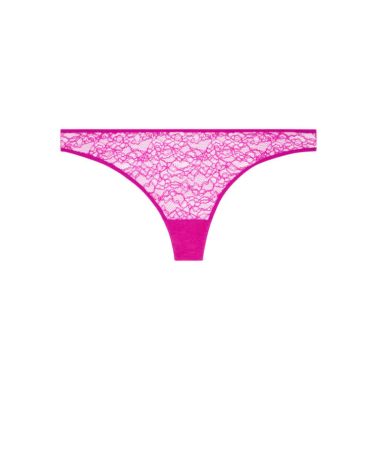 Braguita brasileña de encaje everydayiz fucsia.