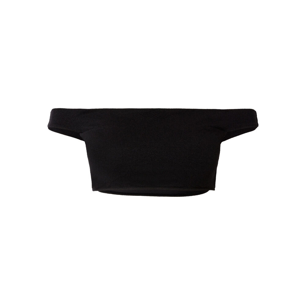 Parte de arriba de bikini con sujetador con hombre desnudo - negro negro.