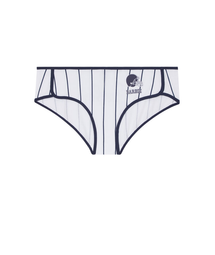 Braguita culotte de rayas pinkplastiz blanco.