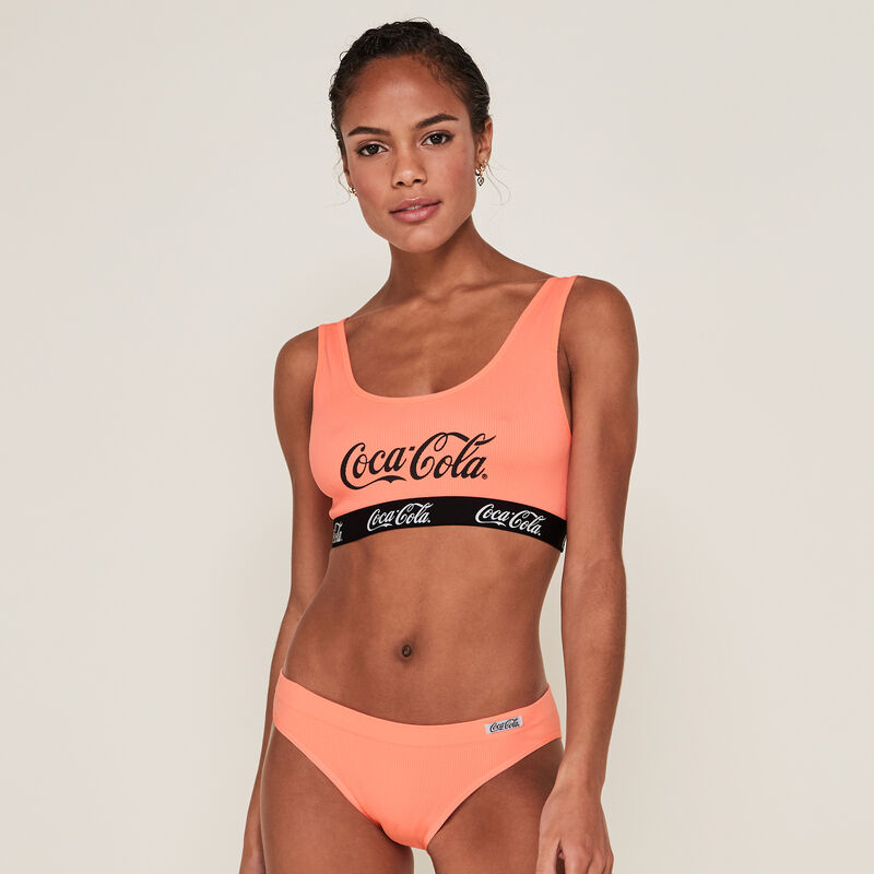 Braguita de algodón de coca-cola rosa Braguita de algodón de coca-cola rosa;