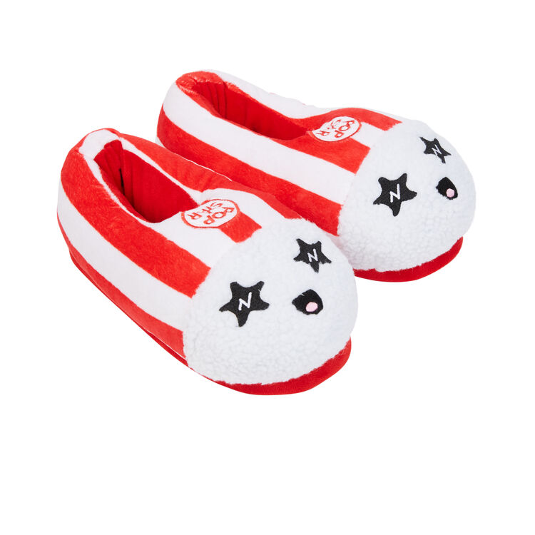 Chaussons rouge popcorniz Chaussons rouge popcorniz;