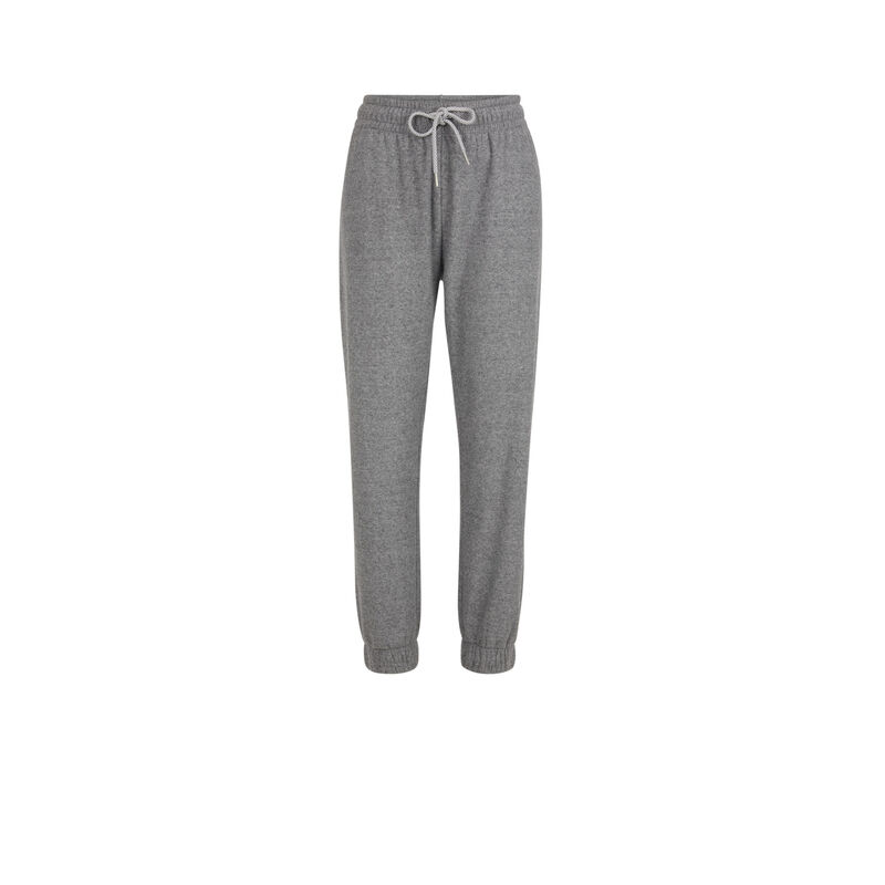Pantalón de chándal de felpa reflector canondesneigiz gris.