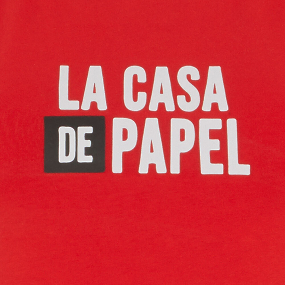 Sujetador de algodón casa de papel - rojo rojo.