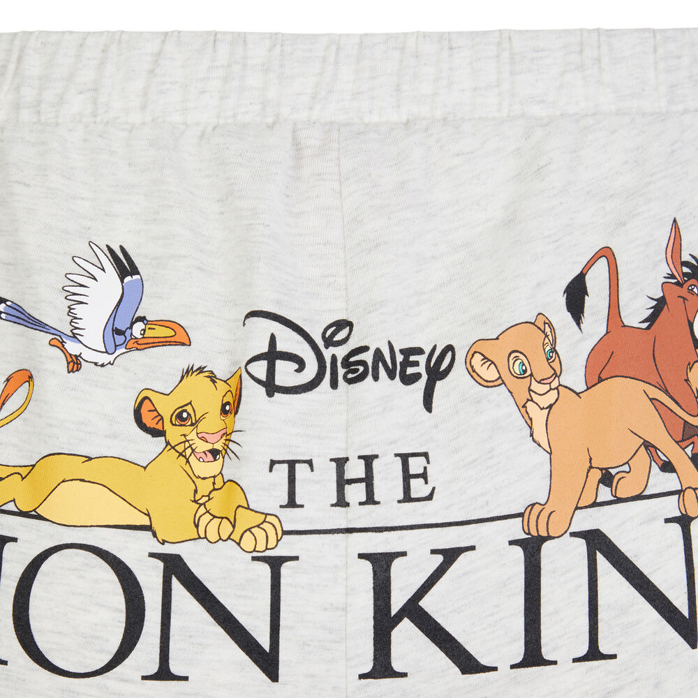 Short con estampado el rey león - gris gris.
