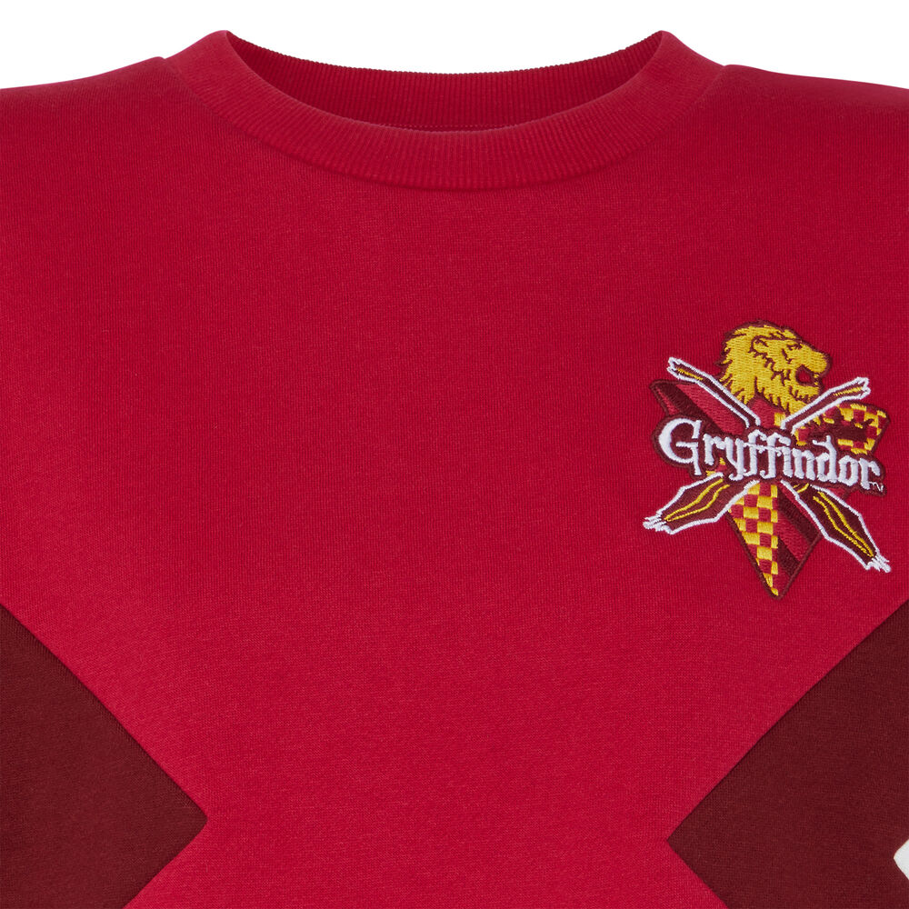Sudadera con emblema de gryffindor - burdeos burdeos.
