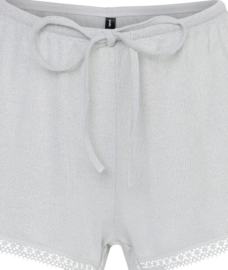 Shorts con cordón en la cintura - gris gris.