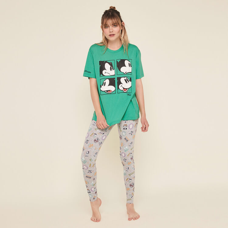 Top de manga corta con estampado Mickey grumpymickiz Top de manga corta con estampado Mickey grumpymickiz;