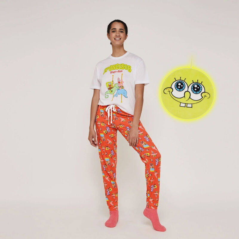 Conjunto de pijama top + pantalón licencia Bob Esponja patrickiz Conjunto de pijama top + pantalón licencia Bob Esponja patrickiz;