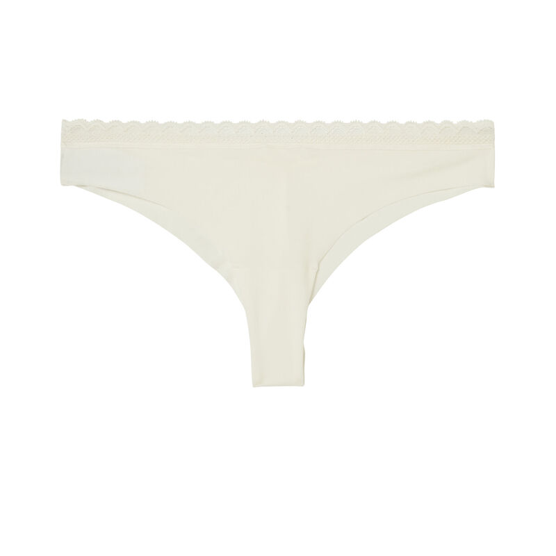 braguita brasileña de microfibra lisa - crema braguita brasileña de microfibra lisa - crema;
