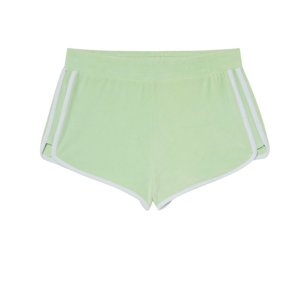 Shorts de terciopelo - verde verde.