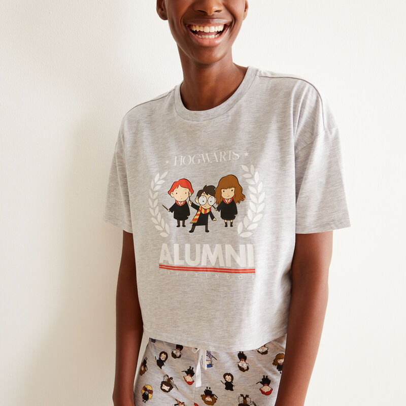 juego de pijama Harry Potter - gris juego de pijama Harry Potter - gris ;