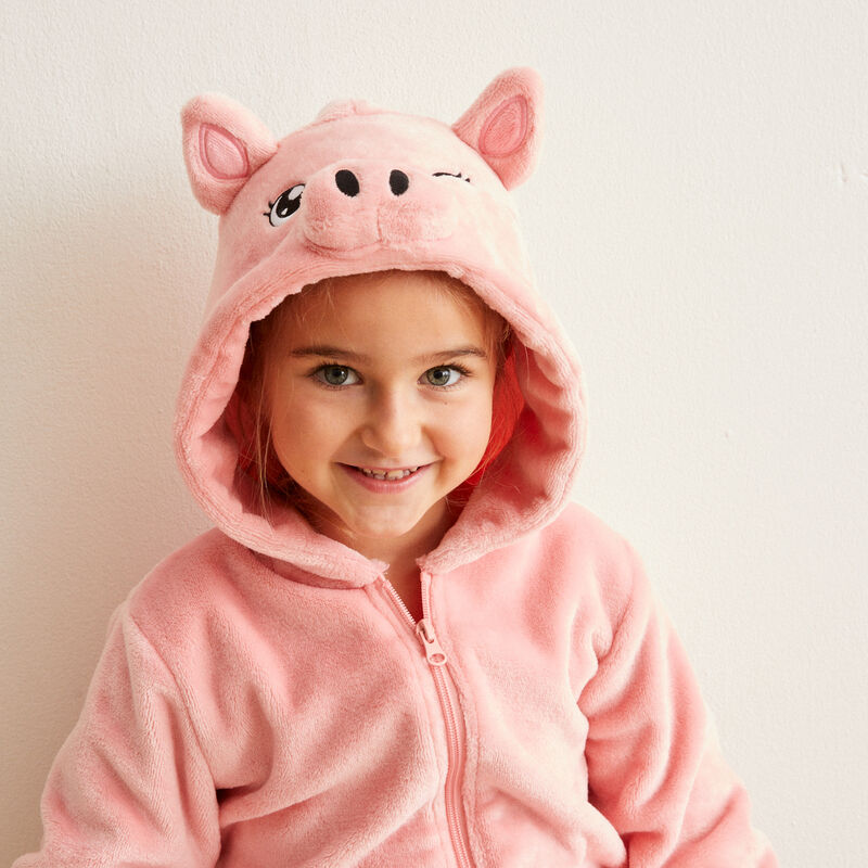mono de polar kid cerdo - rosa mono de polar kid cerdo - rosa;