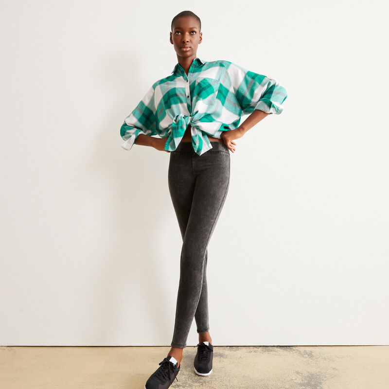 leggings efecto envejecido - negro leggings efecto envejecido - negro;