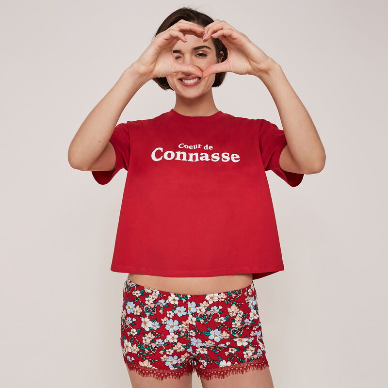 Pantalones cortos con estampado stupidiz Pantalones cortos con estampado stupidiz;