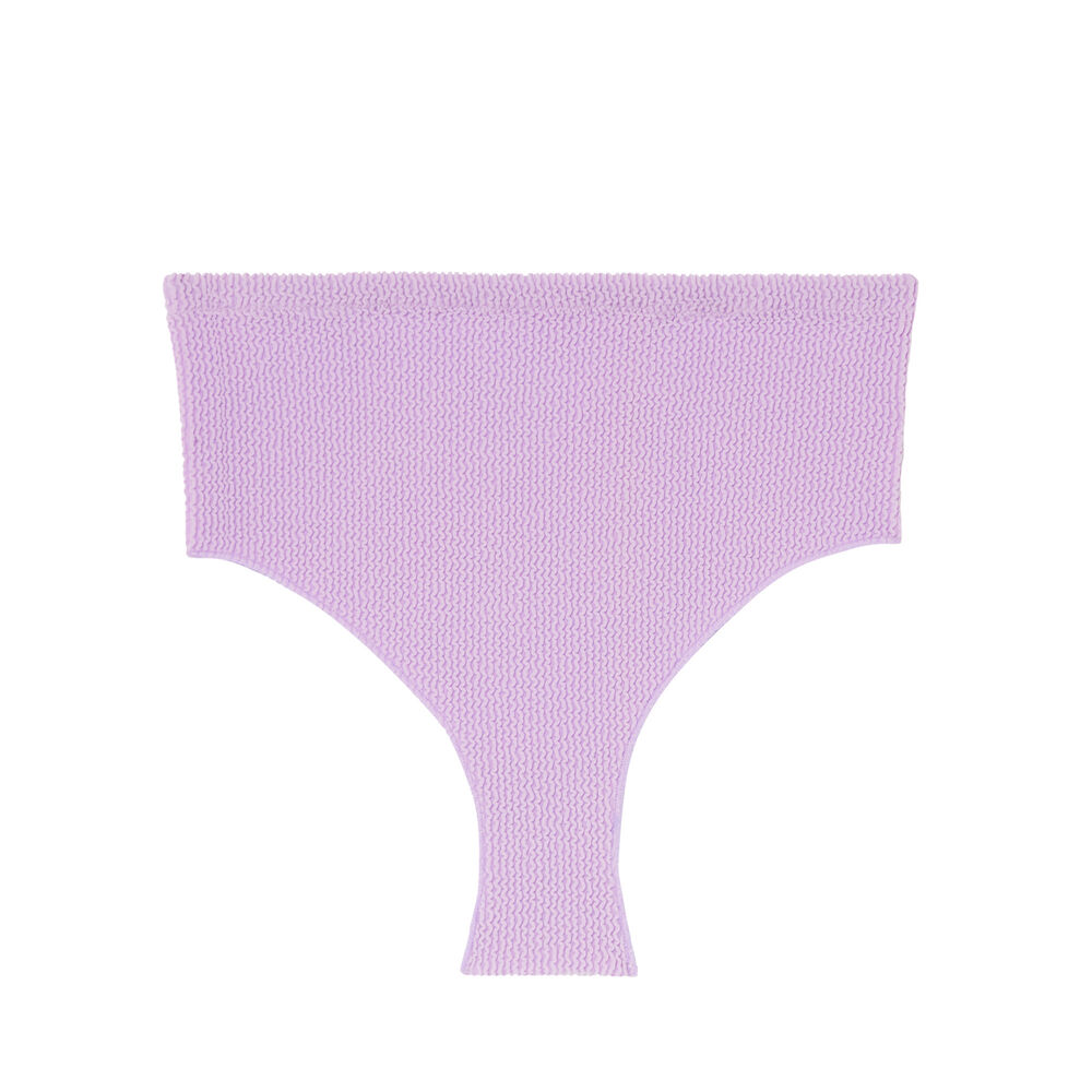 Parte de abajo de bikini braguita de talle alto - lila violeta.