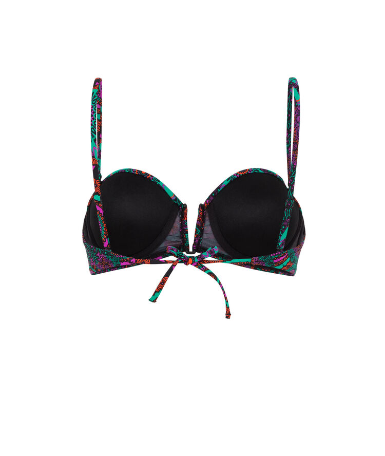 Parte de arriba de bikini bandeau - morada morado.