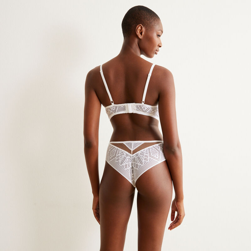 Braguita culotte de encaje - blanco Braguita culotte de encaje - blanco;