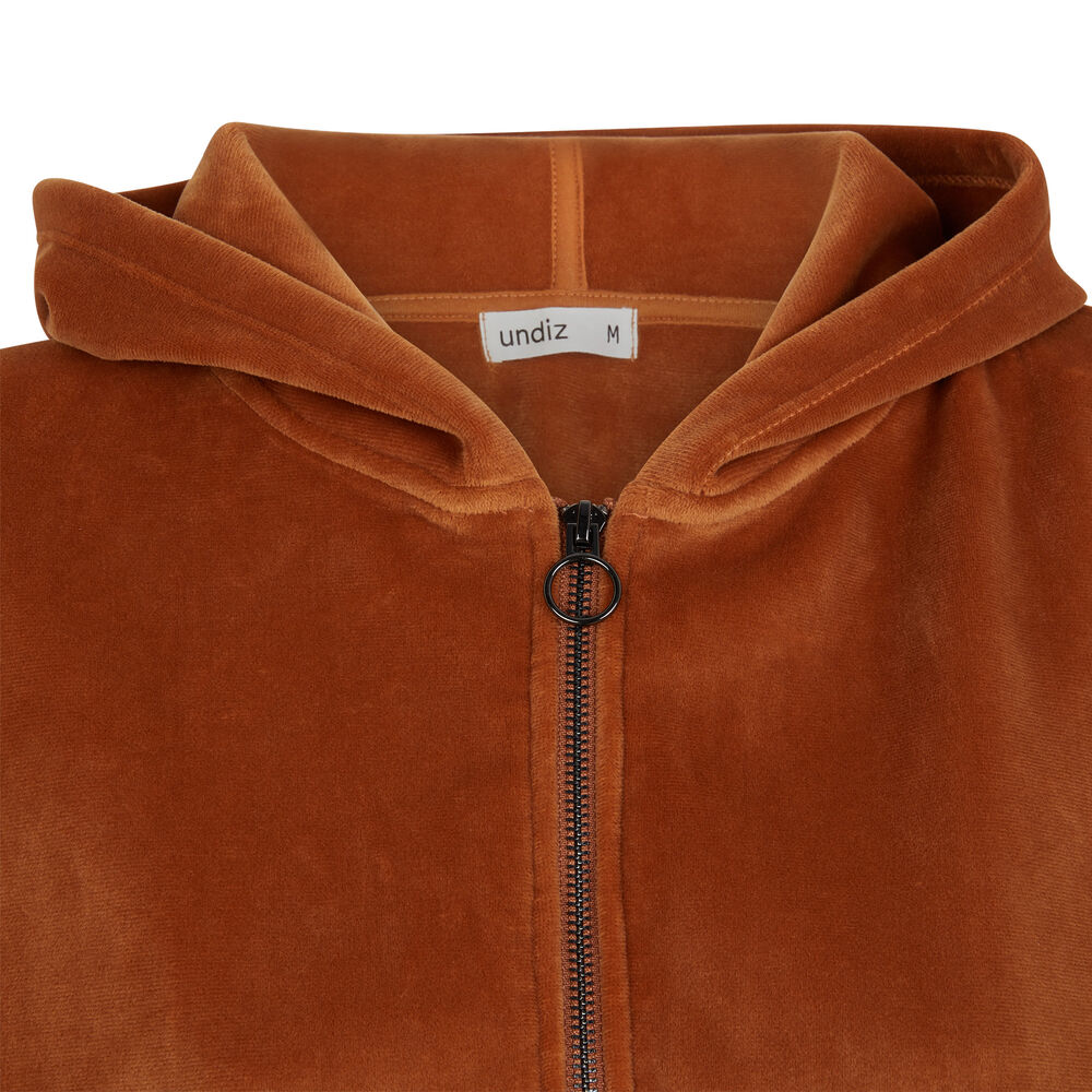 Sudadera con capucha - marrón marrón.
