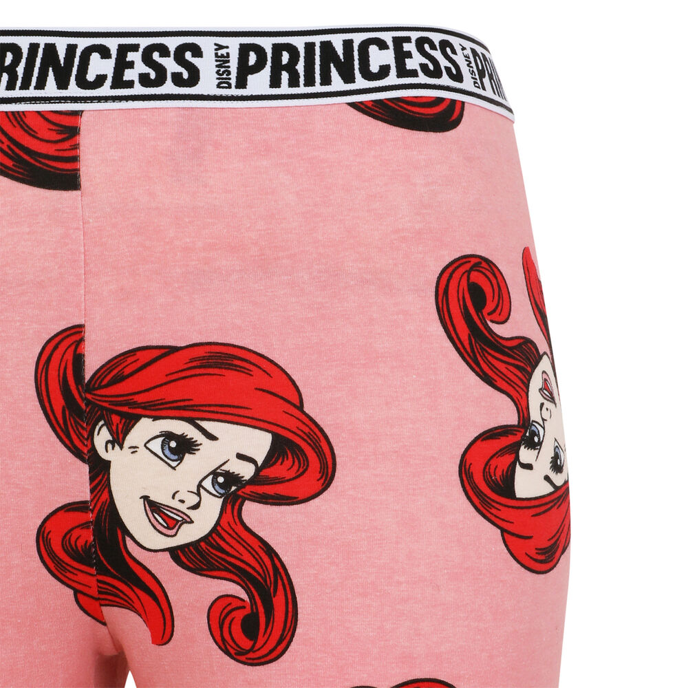 Leggings con motivos de la sirenita - rosa rosa.