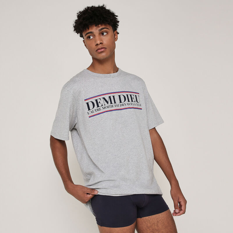 Top con mensaje - gris Top con mensaje - gris ;
