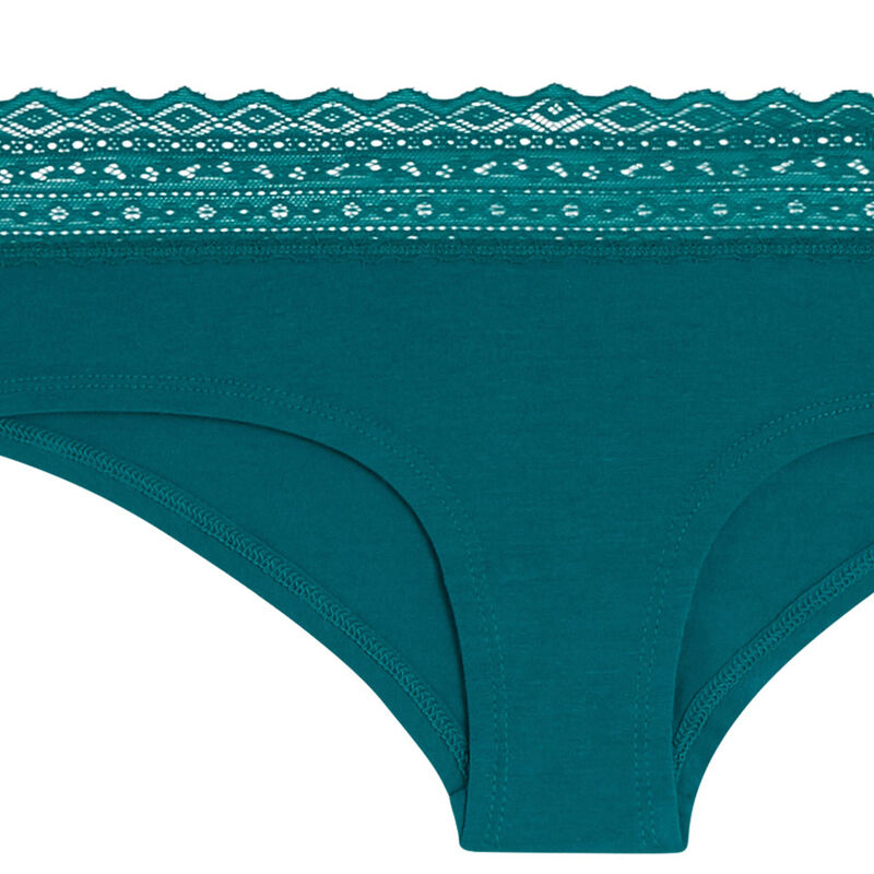 Braguita culotte de algodón lisa waistiz Braguita culotte de algodón lisa waistiz;