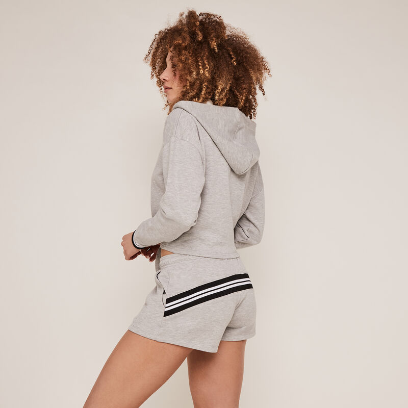 Short de felpa liso - gris Short de felpa liso - gris;