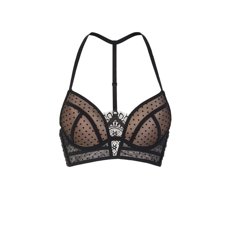 Sujetador corpiño push-up negro flockiz Sujetador corpiño push-up negro flockiz;