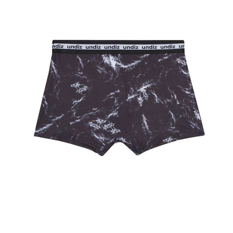 bóxer con estampado efecto mármol - negro bóxer con estampado efecto mármol - negro;