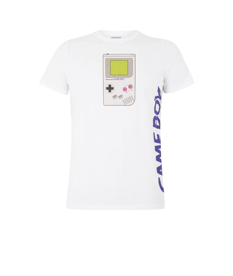 Túnica de manga corta licencia game boy gamecoloriz blanco.