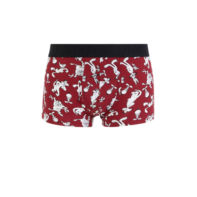 Bóxer de algodón con estampado de Piolín y Silvestre looneviz Bóxer de algodón con estampado de Piolín y Silvestre looneviz;