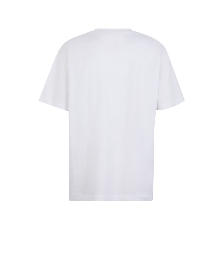 Top de manga corta con mensaje - blanco blanco.