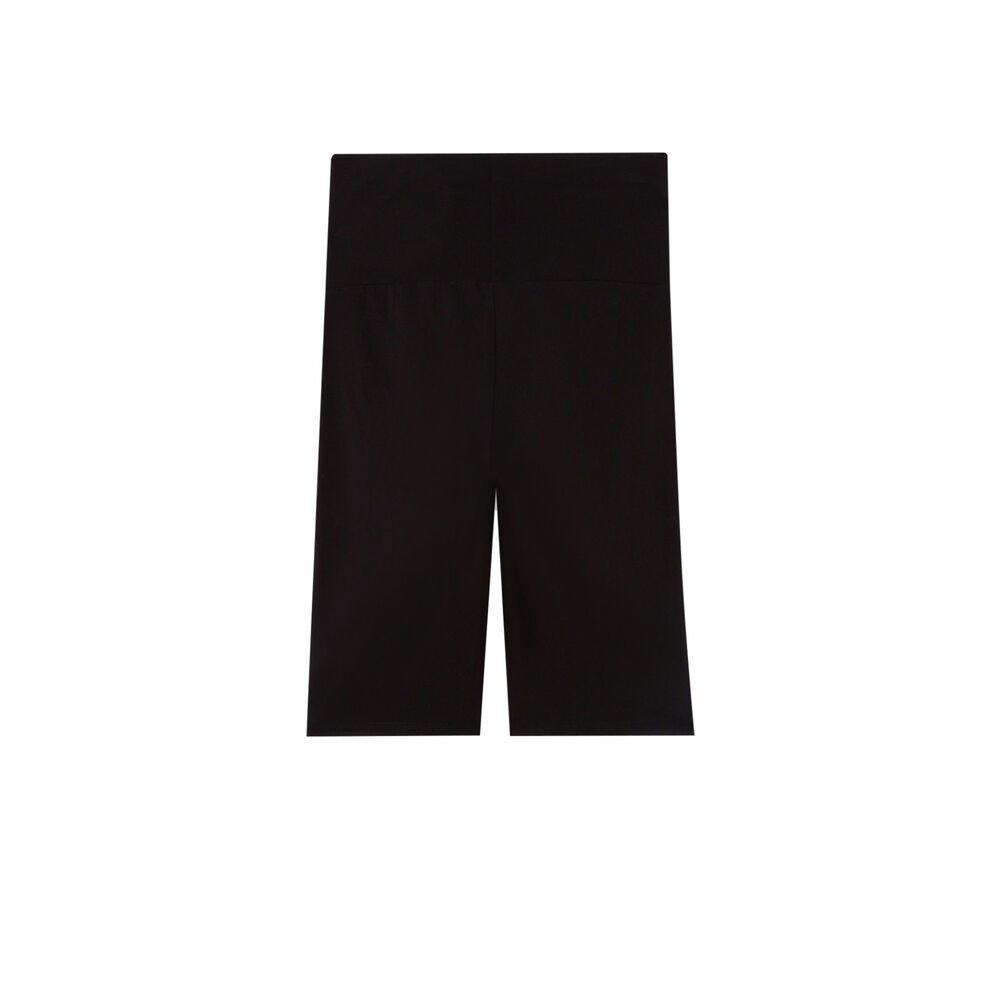 Malla ciclista larga - negra negro.
