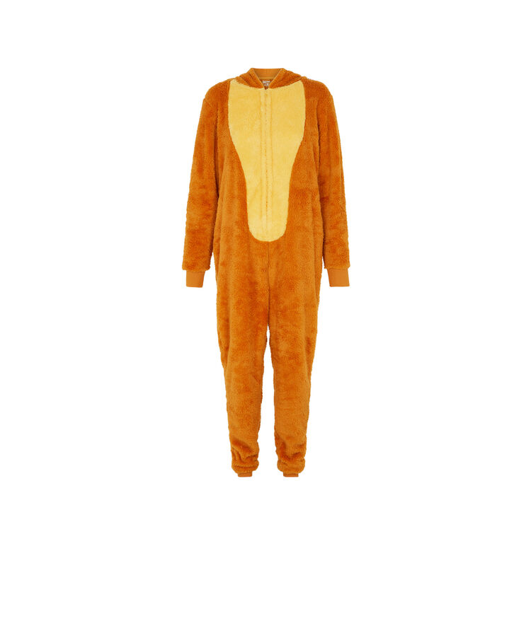 Mono polar con capucha alexiz camel.