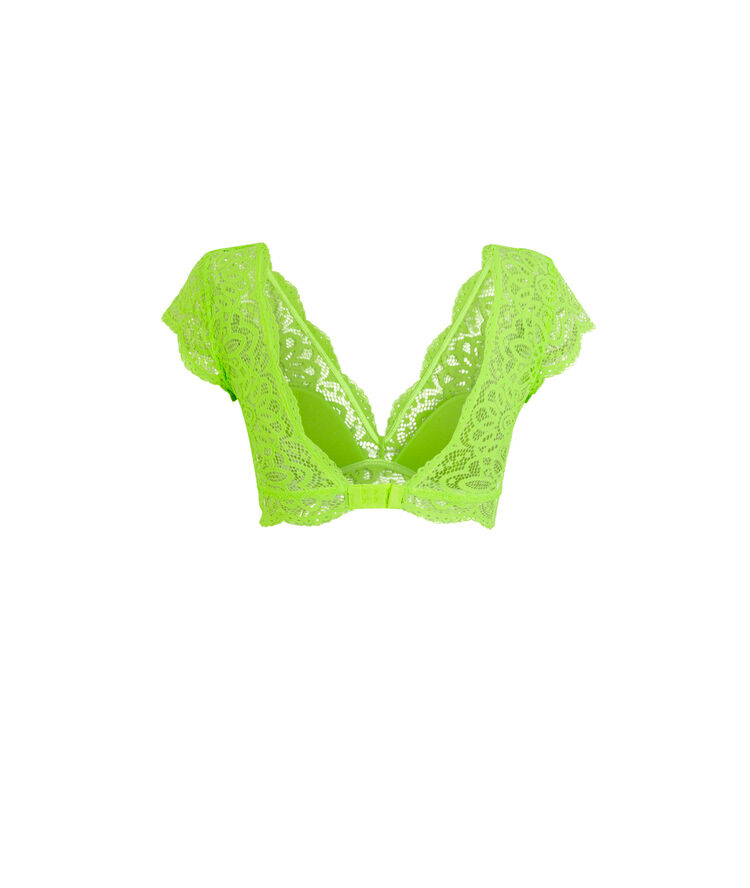 Sujetador brassière amarillo fluorescente tripoliz amarillo.