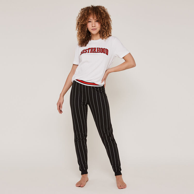 Pantalon à rayures stripgirliz Pantalon à rayures stripgirliz;
