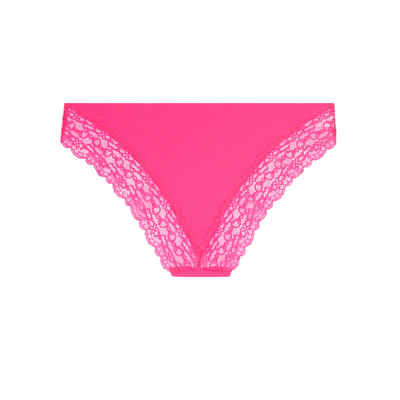 Braguita de microfibra y encaje - rosa Braguita de microfibra y encaje - rosa;